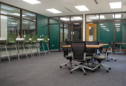 floor to ceiling glass walls for offices